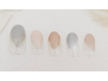 ネイル マニシア(Nail Manicia)/ニュアンス　フレンチ　ネイル