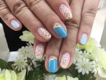 プルミエ ネイル(Premier Nail)/手描きレース柄☆