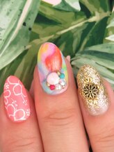 カラーズ 浜松店(colors)/カラフルストーン×フラワー♪