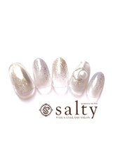 ネイルアンドアイラッシュサロン ソルティ 寺田町(salty)/デザインミラー