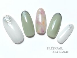 ミントグリーン×ニュアンス