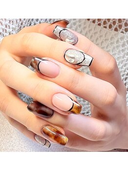 プールヴー☆オングル/ミックスネイル