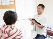 丁寧なカウンセリングで、お悩み箇所をしっかり見極めます。