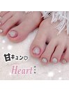 親指にハート♪はぁとねいる