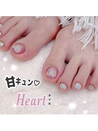 親指にハート♪はぁとねいる