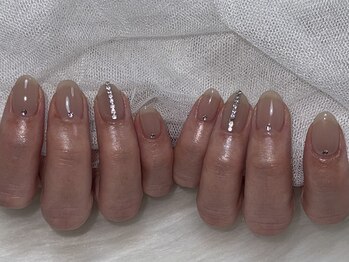 【グレージュワンカラー】