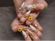リノゴネイル 府中国分寺(Lino.5nail)の雰囲気（長さだしが得意なサロン♪パーツの種類たくさんございます！）