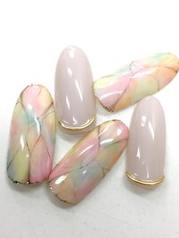 大理石ネイル☆