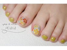 モアナ なんば店(MOANA)/foot♪秋色レトロflower