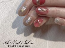 エーネイルサロン プラーカ本店(A-Nail Salon)/ニュアンス×リング