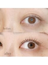 シュシュドットアイラッシュ 柏西口店(chouchou.eyelash)/コスメカールリフト　束感仕上げ