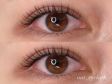 オール アイラッシュ(oar eyelash)の雰囲気（モチ抜群！自まつげへの負担軽減の軽量フラットラッシュ）