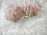 【爪の負担減】アプレジェルチップ ワンカラーorラメグラ ¥8200