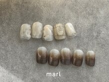 マール 甲子園店(marl)の雰囲気（シンプルからアートまで初めての方にもおすすめのデザインが豊富）