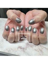 ブラックラメワンカラー