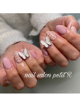 ネイルサロン プティアール(petit R)/ツィード柄