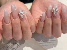 アイネイルズ 三宮店(I nails)/ベイビーブーマーりぼん￥8420