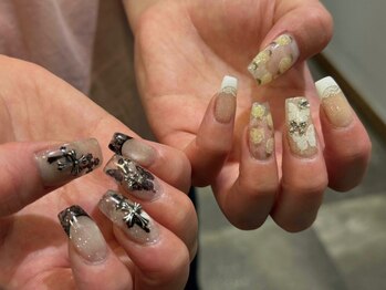 ビューティーサロン スタイル 三宮店(STYLE)の写真/《最新カラー・パーツ続々入荷♪》トレンドネイルはSTYLEにお任せ！持ち込みデザインOK★
