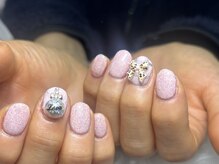 ジョアネイル(JOA Nail)/クリスマス/冬/チェック/リボン