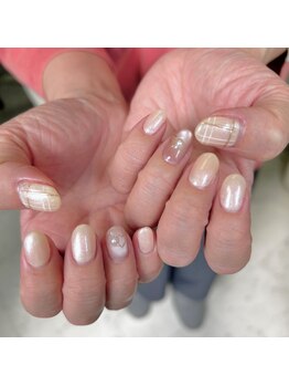 ハウオリ(hauoli)の写真/シンプルオフィスネイルや馴染みのいいマグネット多数◎上品な大人女性の指先を演出♪