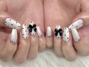 ビアンカ 浦和西口店(Bianca)/ドットリボン/定額デザイン/7500