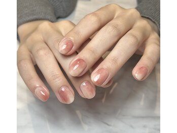 ラズワルド(Lazward)/じゅわっと＊桃ネイル