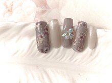 ハッピービューティー(Happy Beauty)/定額7500円☆押し花ネイル