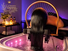 ハッピーアロマサロン(Happy aroma salon)の雰囲気（頭髪浴付きヘッドスパに首・肩マッサージが付いたセットが人気！）