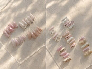 SUN KNOT nail 大和高田 /フィルイン/マグネット/長さだし/持ち込み/ジェルネイルの写真/毎月更新する１５種類のデザインから選ぶ定額制で自分らしい指先を見つけて◎