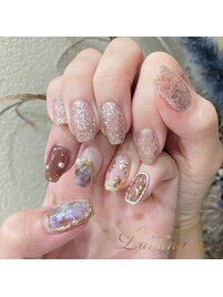 アシンメトリーネイル