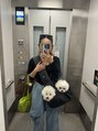 ネイル スタジオ ブルーミー(Bloomy) 出勤のときはほぼ毎日愛犬と出勤してます!