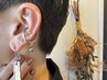 耳つぼjewelry＋デザインnail（オフ無料）¥16500→¥13200