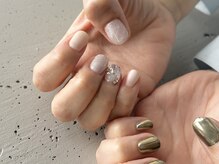 ミーム(meme)/ミラー、ビジューネイル