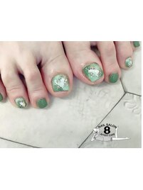 夏/初夏/フットネイル