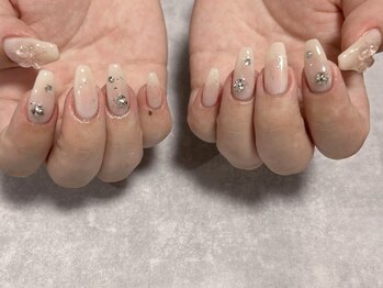 ひまりネイル(ひまりnail)/チークネイル/ワンホンネイル