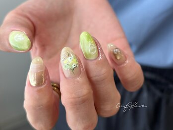 ネイルサロン ティフィン(tiffin)/～花束モチーフネイル～