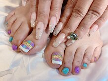 アンジェヴォーグ 名古屋本店(Angevogue)の雰囲気（フットネイルも人気。ハンドフット同時施術可能です）