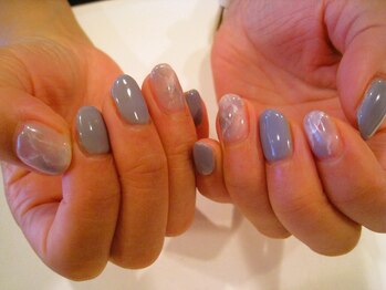 アロアロネイル(aloalo nail)/大理石ネイル