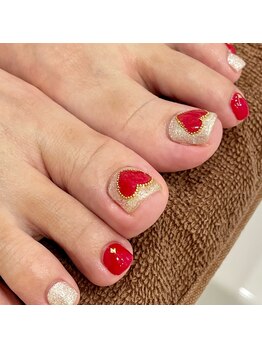 オンリーネイル(Only Nail)/フット定額2本アート