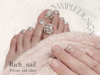 リッチネイル(Rich nail)/【フット】アート2本