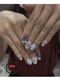 推しカラーネイル！