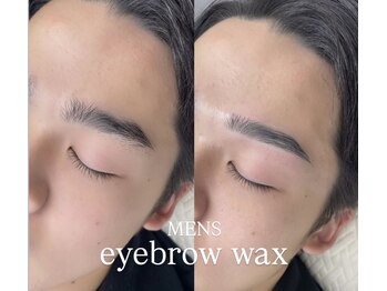 リッチアイブロウサロンエビス(Rich Eyebrow Salon EBISU)の写真/仕上がりが大好評★【メンズ眉毛ワックス】左右対称のオシャレな眉毛！リピーター様は更にお得◎