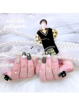 プティポルト(petite porte)/定額カラチェングリーンツイード