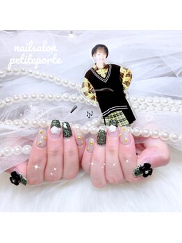 定額カラチェングリーンツイード