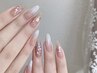 チップ長さだしスカルプ 人気No.1 SNS人気持ち込みデザイン6本アート14980円