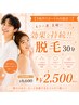 【3回目リピートの方限定◎】効果を持続!!◇脱毛30分 6600円→2500円
