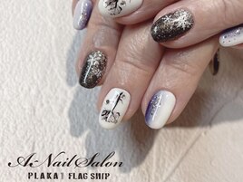 寒色ボタニカル