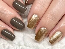 モーヴネイル(mauve.nail)/アシンメトリーワンカラー