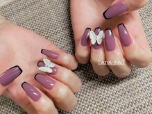 フレンチビジュー付きコースも人気です♪