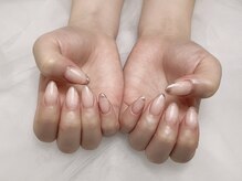 ガーデンネイル(Garden Nail)/ミラーフレンチ